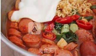 #部队锅（韩国的一种火锅）的做法图解11