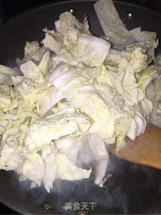 白菜猪肉炖粉条的做法步骤:5
