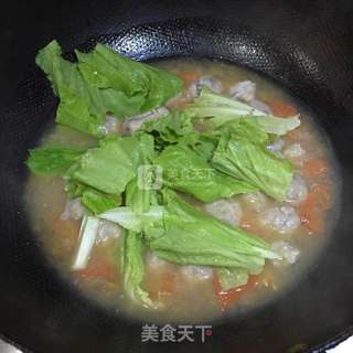番茄鱼丸汤的做法步骤：4