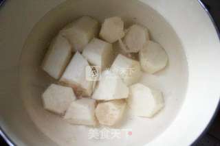 香菇山药排骨养生汤的做法步骤:7