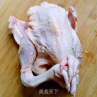 糯米参鸡汤的做法步骤:2