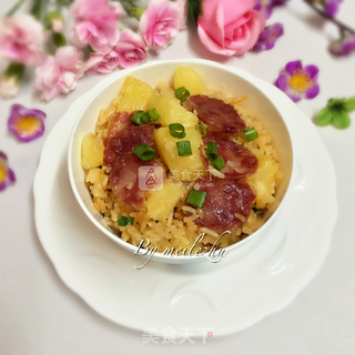 腊肠土豆焖饭的做法步骤:10