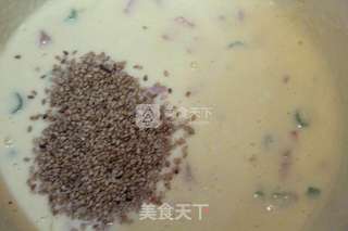 芝麻火腿饼的做法步骤:3