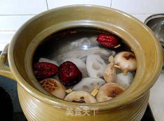 党参花菇鸡汤的做法步骤:4