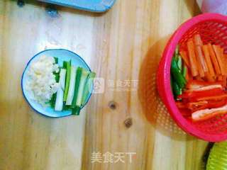 双椒炒土豆条的做法步骤:3