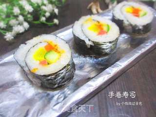 手卷寿司的做法步骤:7