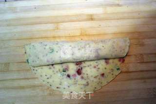 芝麻火腿饼的做法步骤:9