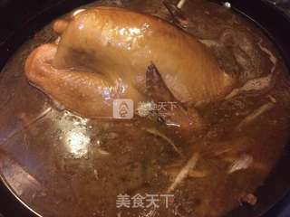 香菇扒鸡的做法步骤:9