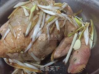 香菇扒鸡的做法步骤:4