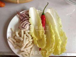 面食来袭-鱼露鱿鱼空心面的做法步骤:4