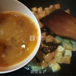鸡蛋刨豆腐的做法步骤:6