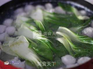 高蛋白低脂肪之手工鱼丸汤的做法步骤:8
