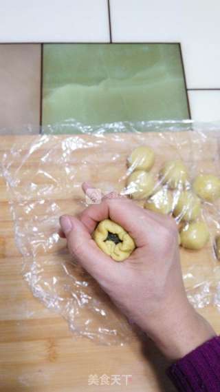 黑芝麻红薯汤圆的做法步骤:10