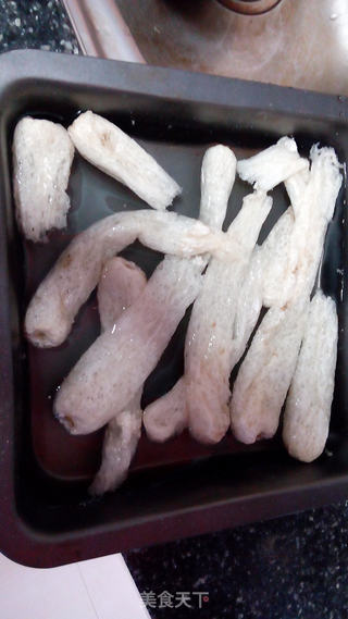 老母鸡炖竹荪的做法步骤:9