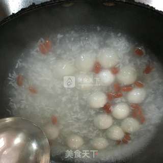 酒酿汤圆的做法步骤:6