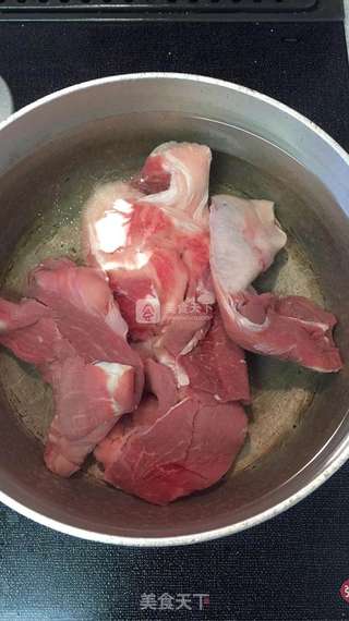 菜鸟懒人哈鲁【简单炖牛筋】的做法步骤:2