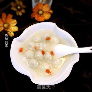 酒酿汤圆的做法步骤:7