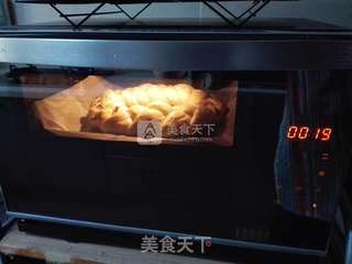 圣诞花环面包的做法步骤:12