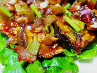 酸辣烤茄子的做法步骤:9