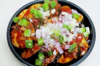 酸辣烤茄子的做法步骤:8