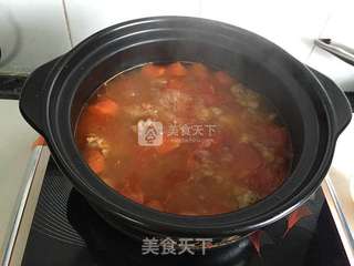 西红柿土豆牛腩煲的做法步骤:8