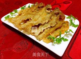 酥炸偏口鱼的做法步骤:18