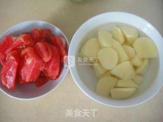 番茄土豆炖牛腩的做法步骤:3