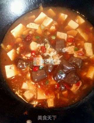 麻辣鸭血豆腐的做法步骤:8