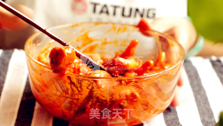 韩式辣鸡爪的做法步骤:4