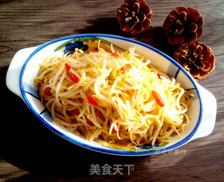 酸辣绿豆芽的做法步骤:8