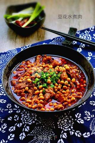 豆花水煮肉的做法步骤:12