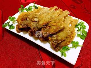酥炸偏口鱼的做法步骤:17