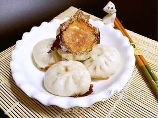 白菜牛肉生煎包的做法步骤:21