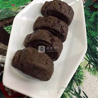 黑芝麻红糖馒头的做法步骤:9