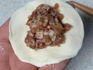 白菜牛肉生煎包的做法步骤:14