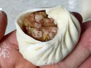 白菜牛肉生煎包的做法步骤:15