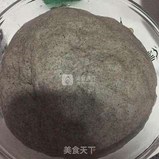 黑芝麻红糖馒头的做法步骤:6