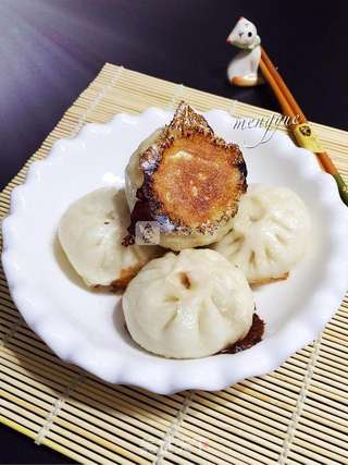 白菜牛肉生煎包的做法步骤:22