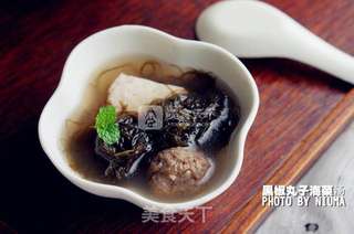 黑椒丸子海草汤的做法步骤:8