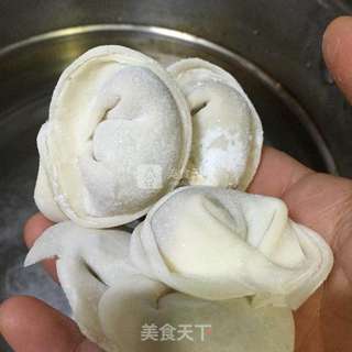 巧烧冰冻馄饨的做法步骤:3