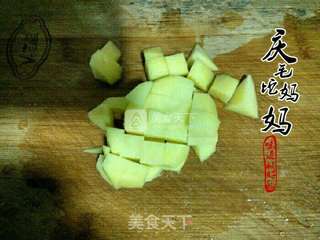 土豆肉片焖饭的做法步骤：1