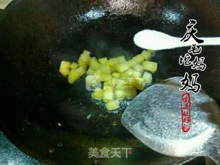 土豆肉片焖饭的做法步骤：6