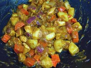 咖喱土豆鸡肉的做法步骤：8
