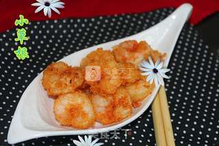 冬季食补炸虾仁的做法步骤:7