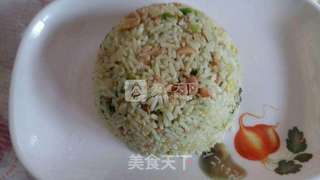 牛油果炒饭的做法步骤:11