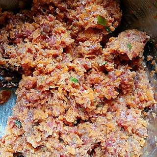 羊肉胡萝卜水饺的做法步骤:5