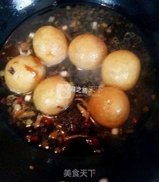 酱汁面筋包肉的做法步骤:8