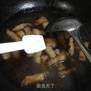山楂红烧肉的做法步骤:7