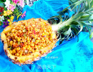 黑胡椒玉米粒的做法步骤:7