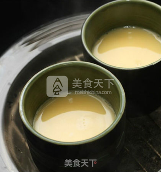 帝王蟹腿茶碗蒸的做法步骤：5